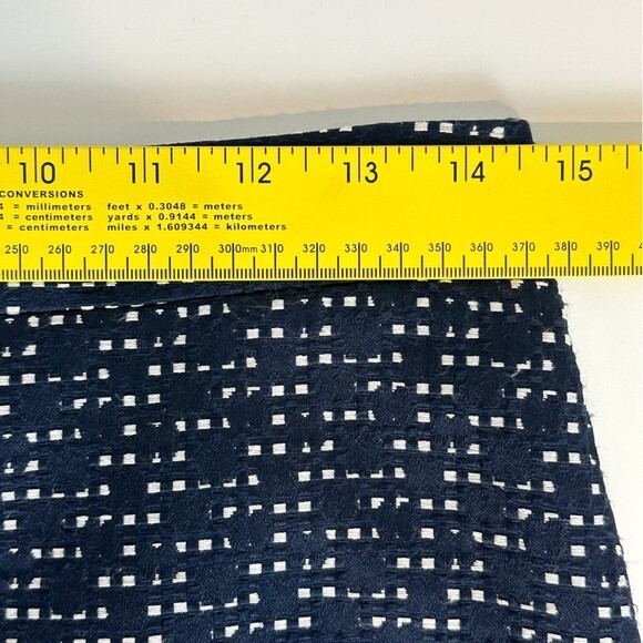 J. Crew Factory Navy Printed Pencil Skirt 2 - Picture 5 of 7